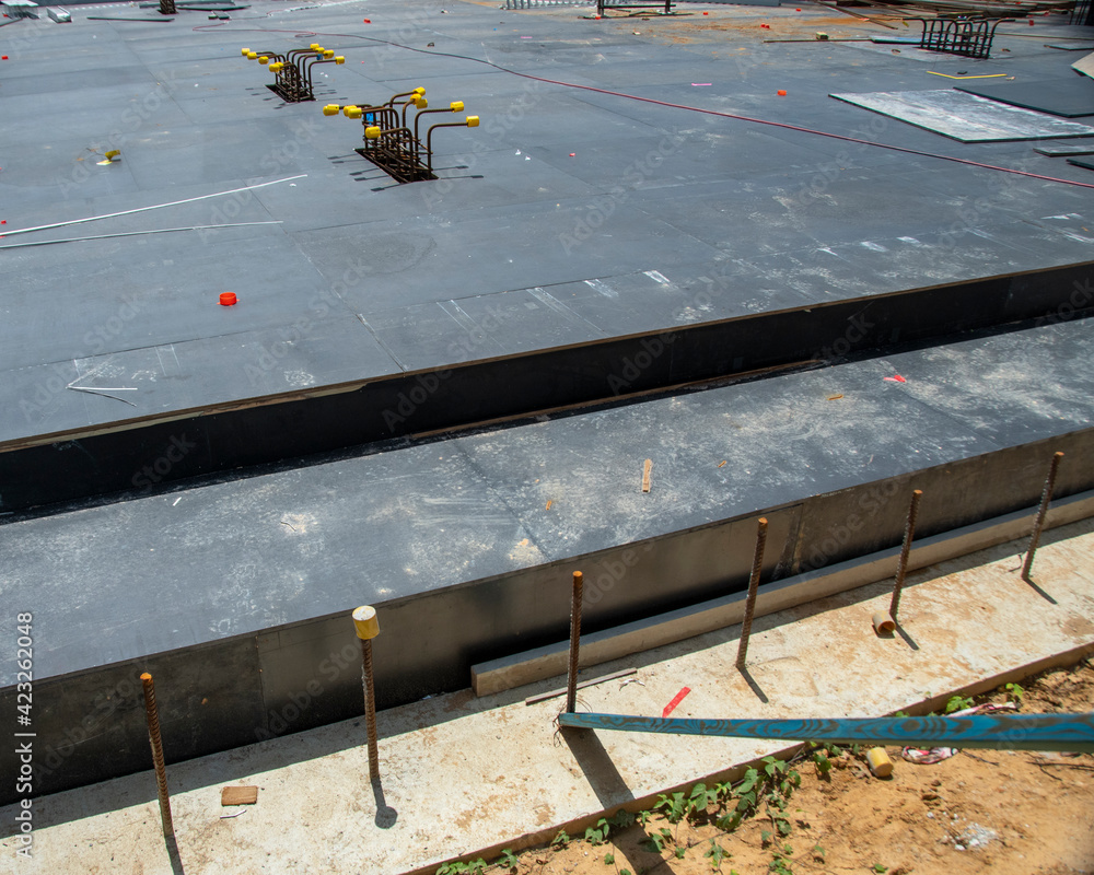 custom made wallpaper toronto digitalFoundations footing and flooring work building progress, Gosford, Australia. February 7, 2021. Part of a building series.