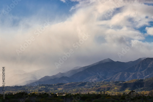 Hiking in the Carpinteria salt marsh after a passing storm