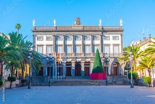 Plaza de Santa Ana at Las Palmas de Gran Canaria, Canary islands, Spain photo