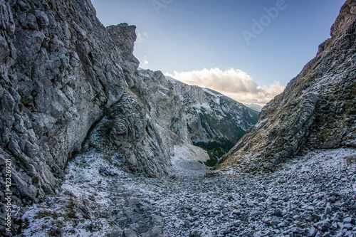 Obraz na płótnie Szlak z Czerwonych Wierchów do Doliny Miętusiej, Tatry w salonie
