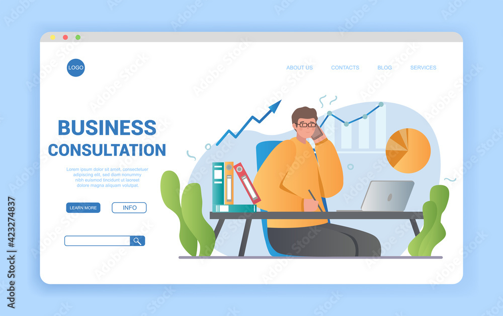 Business Consultation with a broker or advisor Business Consultation with a broker or advisor