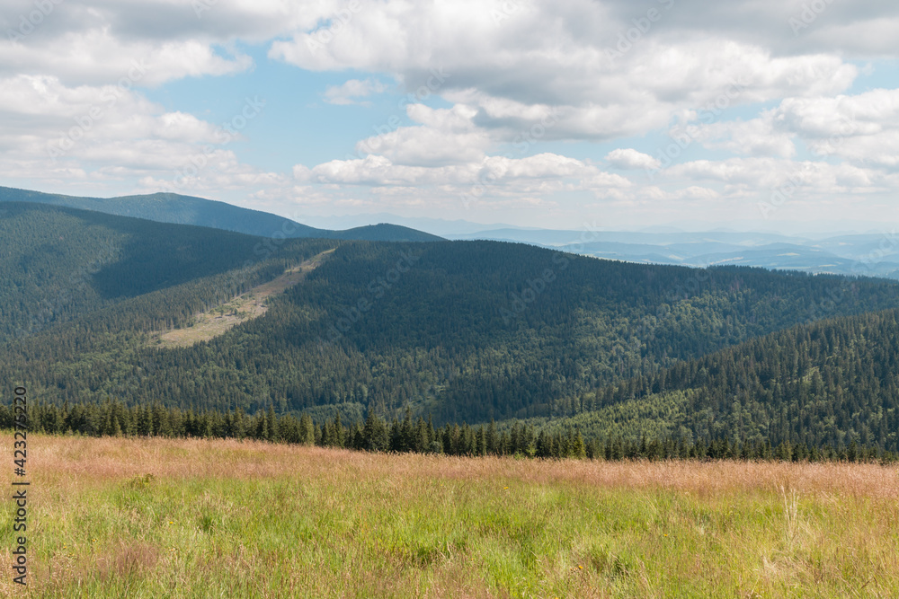 landscape with mountains