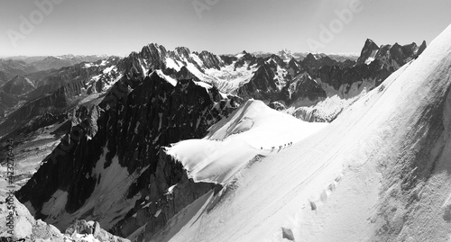 Mont Blanc Massif from Aiguille du Midi