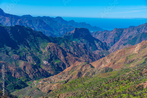 Baranco de Carrizal at Gran Canaria, Canary Islands, Spain photo