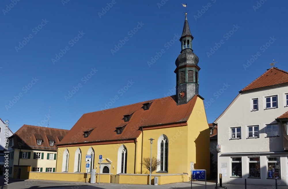Fototapeta premium Bayern -Gunzenhausen - Spitalkirche
