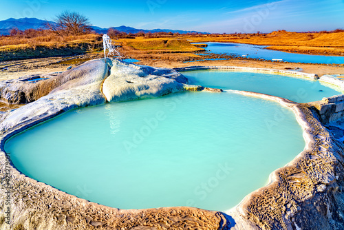 Sulfur spring in the vicinity of Kutaisi, Georgia photo