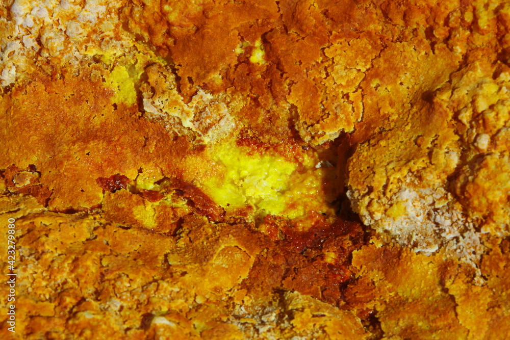 Paysage volcanique de Dallol en Ethiopie Paysage volcanique de Dallol en Ethiopie