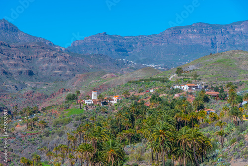 Barranco de Tirajana at Gran Canaria, Canary Islands, Spain photo