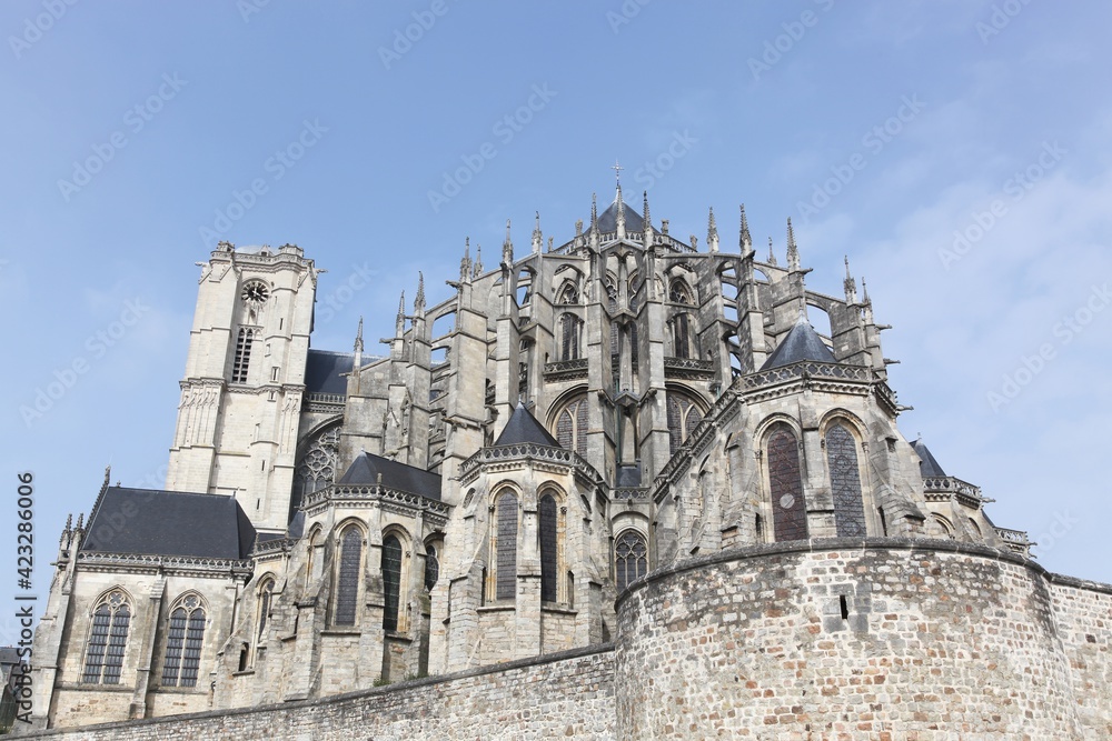 Cathedral Saint Julien in Le Mans, France