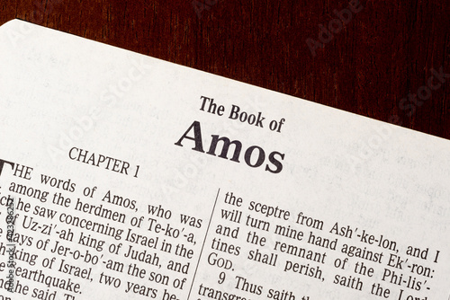 Amos Title Page Close-up photo