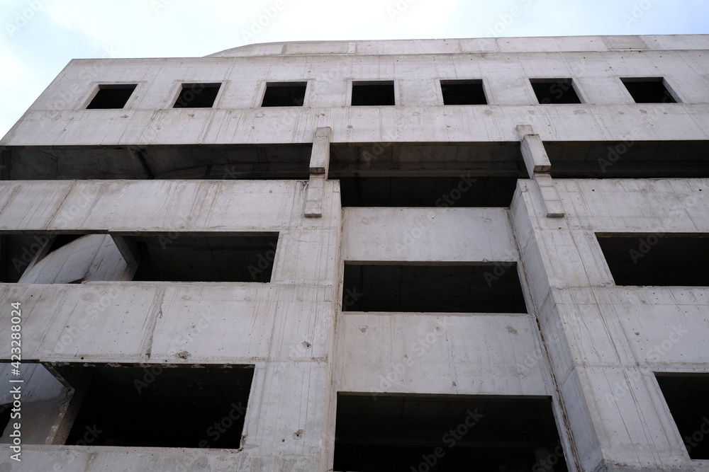 A building under construction in the east of Paris, the 26th march 2021; A building under construction in the east of Paris, the 26th march 2021;