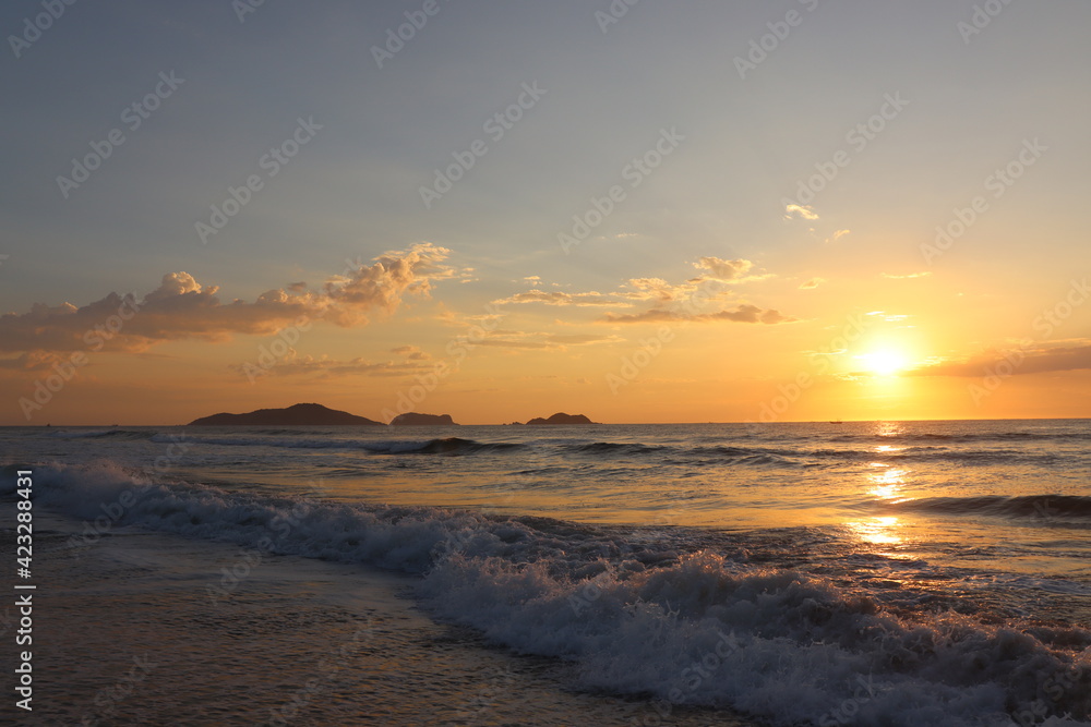 Sun dawn beach