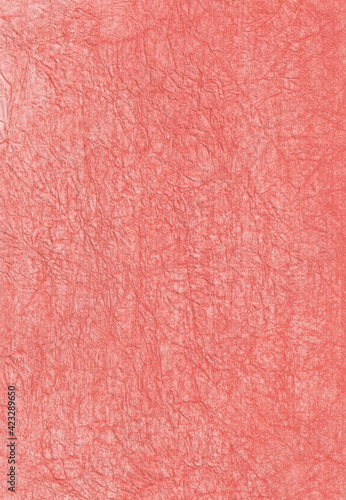 Crumpled paper - Textured moderate pink watercolor solid background for design, graphic, art, layouts, banners and templates