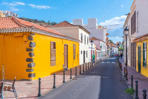 View of a street at San Sebastian de la Gomera, Canary Islands, Spain photo