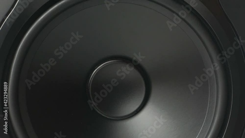 professional audio monitor loudspeaker tweeter closeup