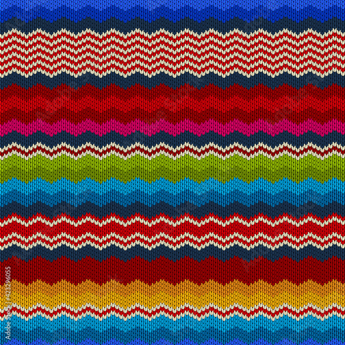 Knitted poncho background