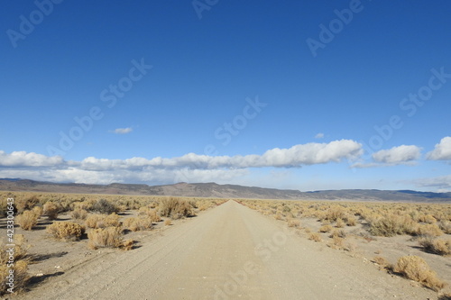 Scenic Dobie Meadows Road in the Eastern Sierra Nevada Mountains, Mono County, California.