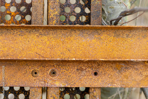 rusty metal background photo