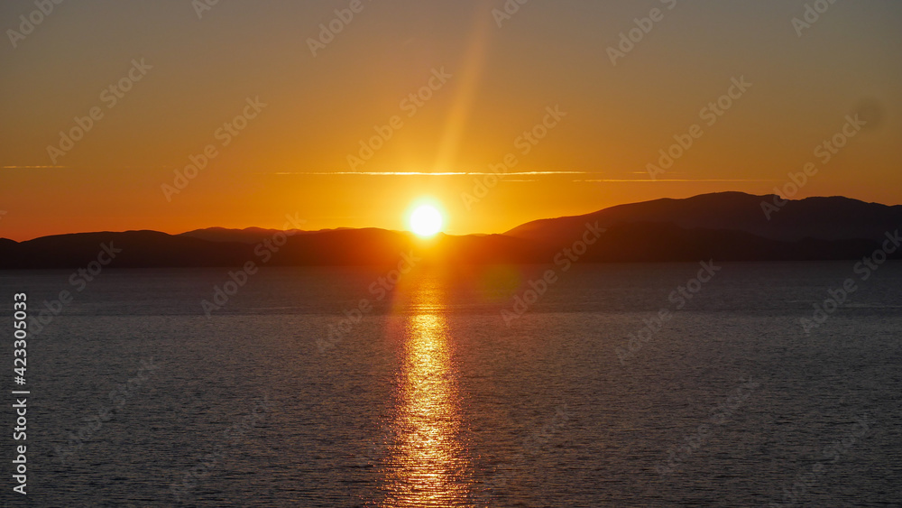 Sonnenuntergang über dem Mittelmeer 2