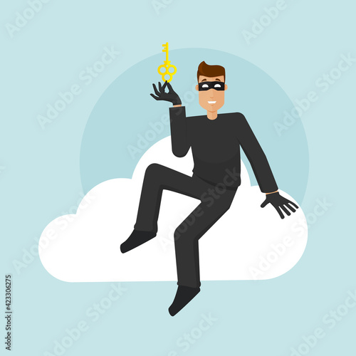 The thief has the keys to the cloud with the data.