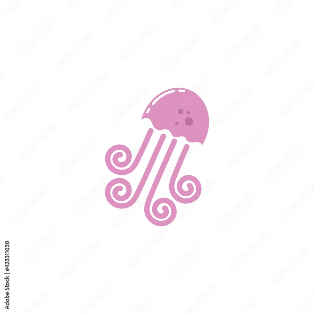 Obraz premium jelly fish icon vector illustration design
