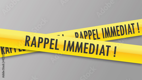 Logo rappel immédiat.