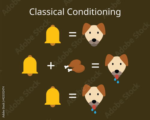 classical conditioning or Pavlovian or respondent conditioning for learning new stimulus