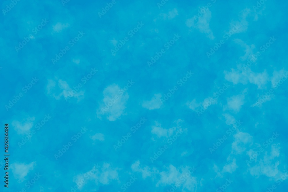 Blue background with empty space