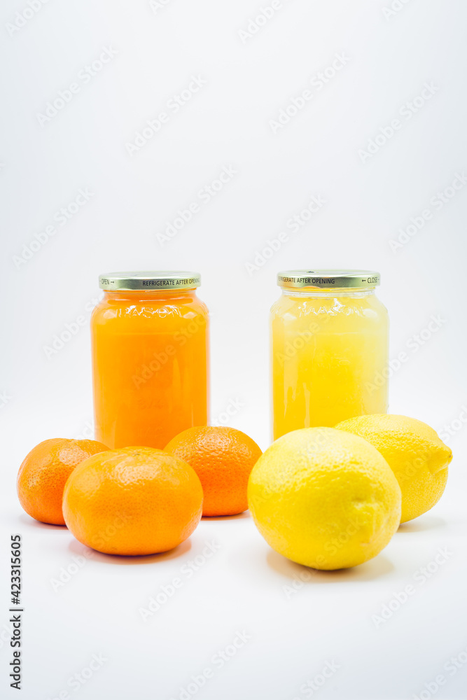 Lemons and Mandarins Mason Jar 2