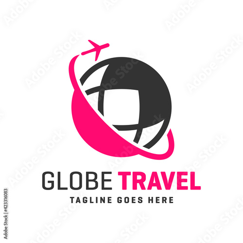 travel agency logo around the world