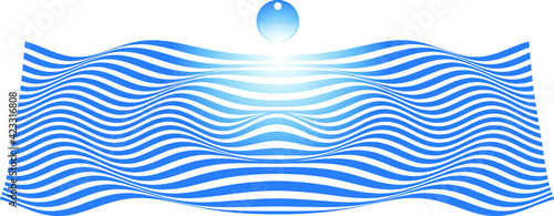 Water droplets water ripples illustration graphic