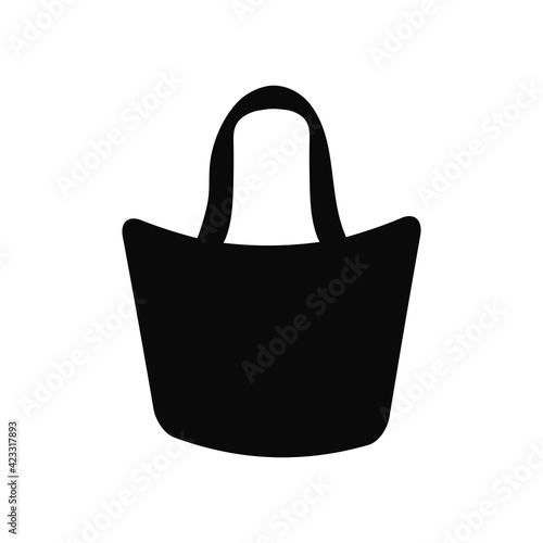 Tote bag icon design template vector illustration