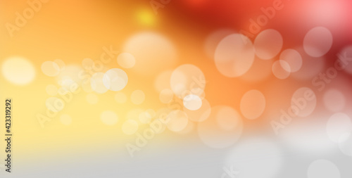 abstract bokeh background Orange and white 