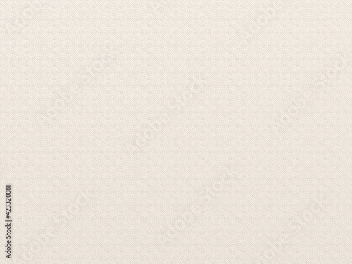 Beige background with 3D flowers and geometric patterns