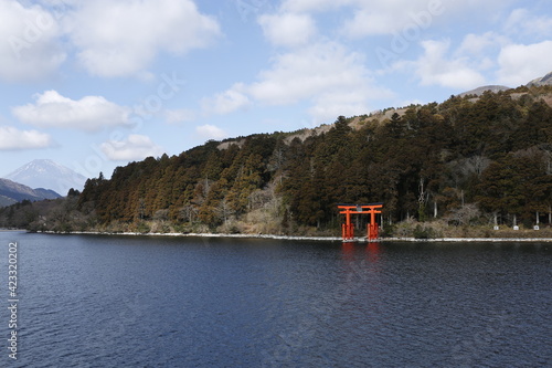 遊覧船からの景色