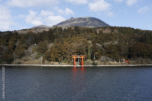 遊覧船からの景色