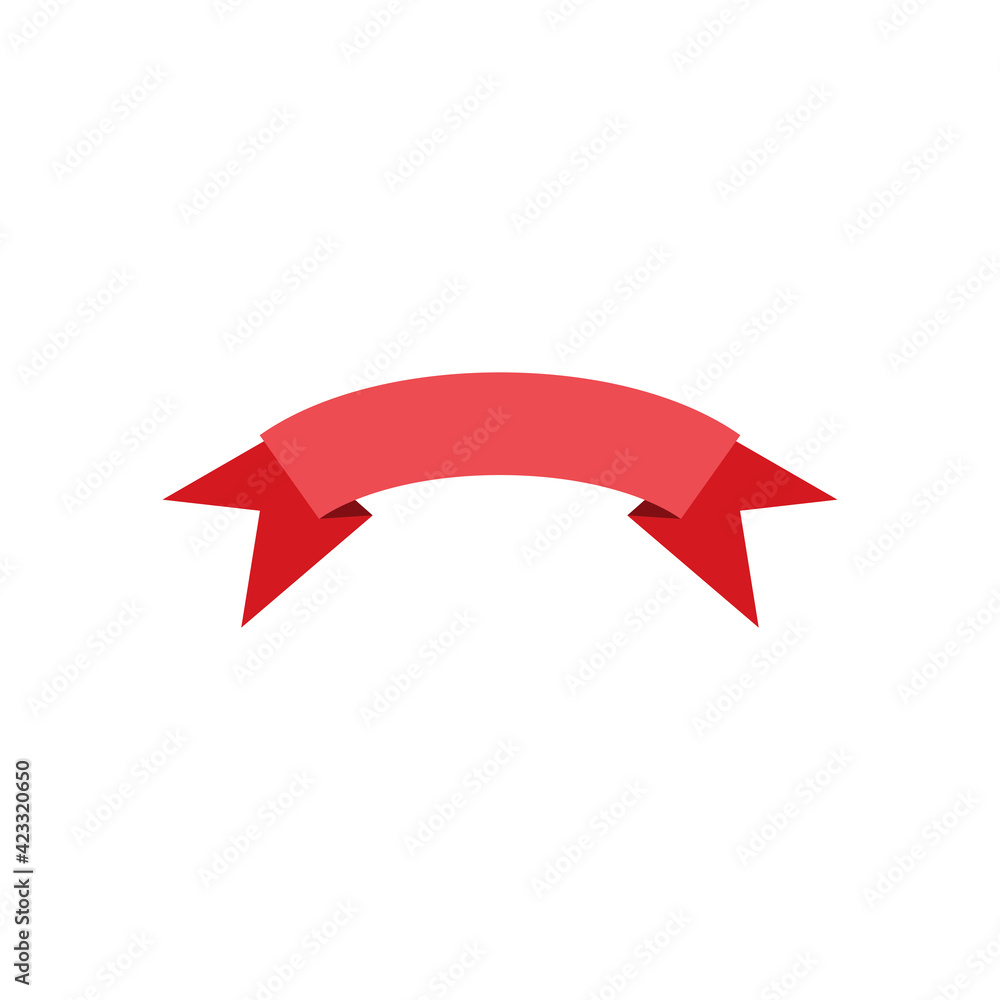 Banner ribbon icon design template vector illustration Banner ribbon icon design template vector illustration