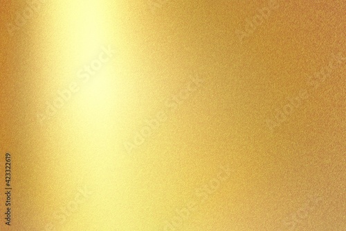 Gold foil glitter metallic wall with copy space, abstract texture background