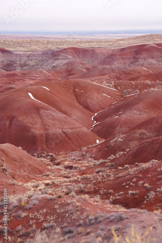 vistas from the painted desert area