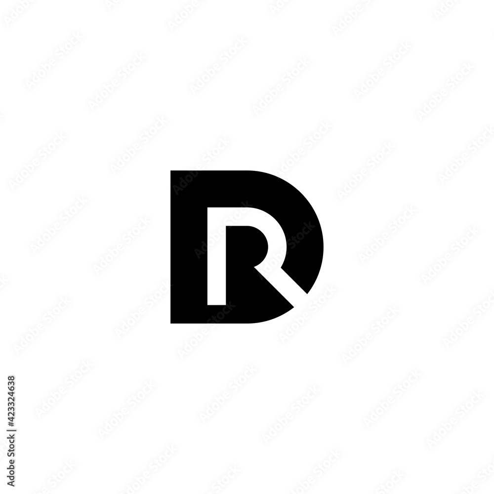DR Abstract logo template design DR Abstract logo template design