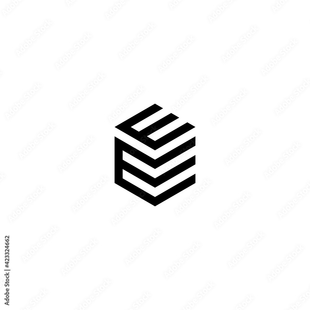 EE Abstract logo template design EE Abstract logo template design