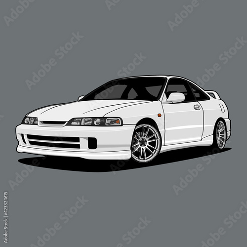 car vector illustration for conceptual design