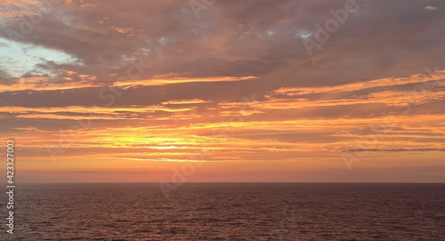 Sunset over the sea © Sanjar