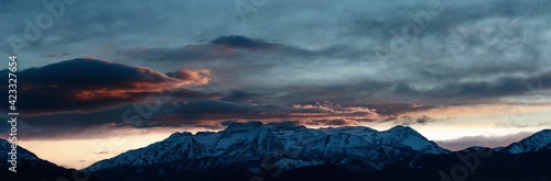 mountain sunset 