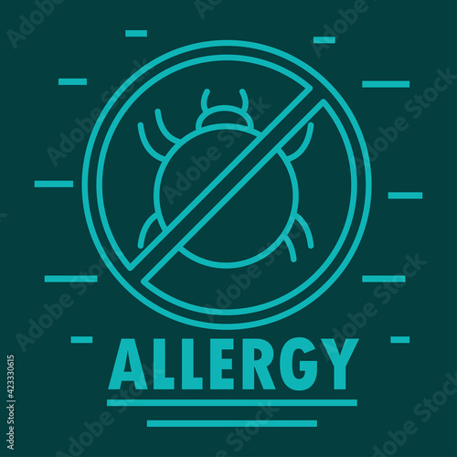 allergy mite sign