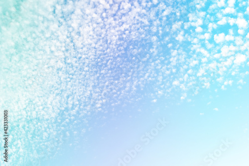 Multi colored clouds and sky.