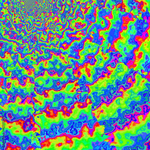 full spectrum color gradient spirals