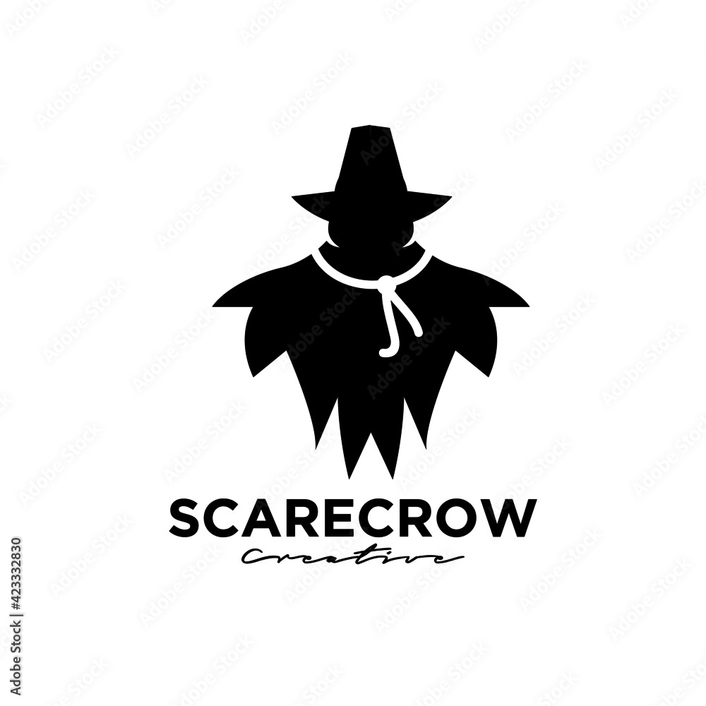 scarecrow logo icon design