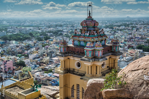 Rock fort is a prime tourist spot in Tiruchirappalli, Tamil Nadu, India