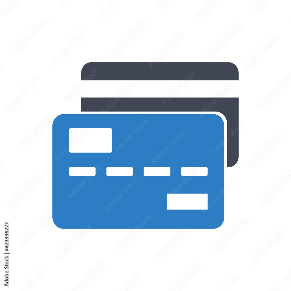 Credit ATM card icon Credit ATM card icon